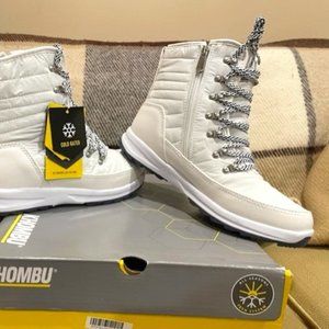 New Women's Khombu Alta Sport White Boots, Size 9